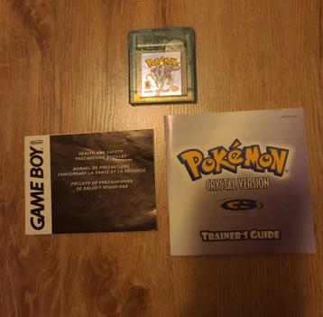 Pokemon Crystal USA Version - Compleet Zonder Doos beschikbaar voor biedingen