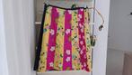 Uttam London rok 1, gestreept roze/geel/spijkerstof - € 5,-, Kleding | Dames, Maat 38/40 (M), Ophalen of Verzenden, Zo goed als nieuw