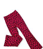 Leopard Flare Pants – Pink  146-152, Kinderen en Baby's, Kinderkleding | Maat 146, Broek, Meisje, ., Nieuw