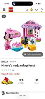 Duplo 10873 Minnie's Verjaardagsfeest, Ophalen of Verzenden, Zo goed als nieuw, Complete set, Duplo