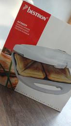 Bestron Tosti-ijzer / Sandwich Maker - AFS8009, Witgoed en Apparatuur, Minder dan 1 liter, Ophalen, Gebruikt, 1 snelheid