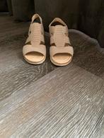 Medicus Sandalen Leer - Maat 37, Kleding | Dames, Schoenen, Ophalen, Zo goed als nieuw, Beige, Sandalen of Muiltjes