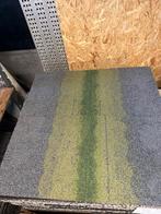 Tapijttegels groen/grijs. Nieuw, Huis en Inrichting, Stoffering | Vloerbedekking, Ophalen, Q, Groen, Q