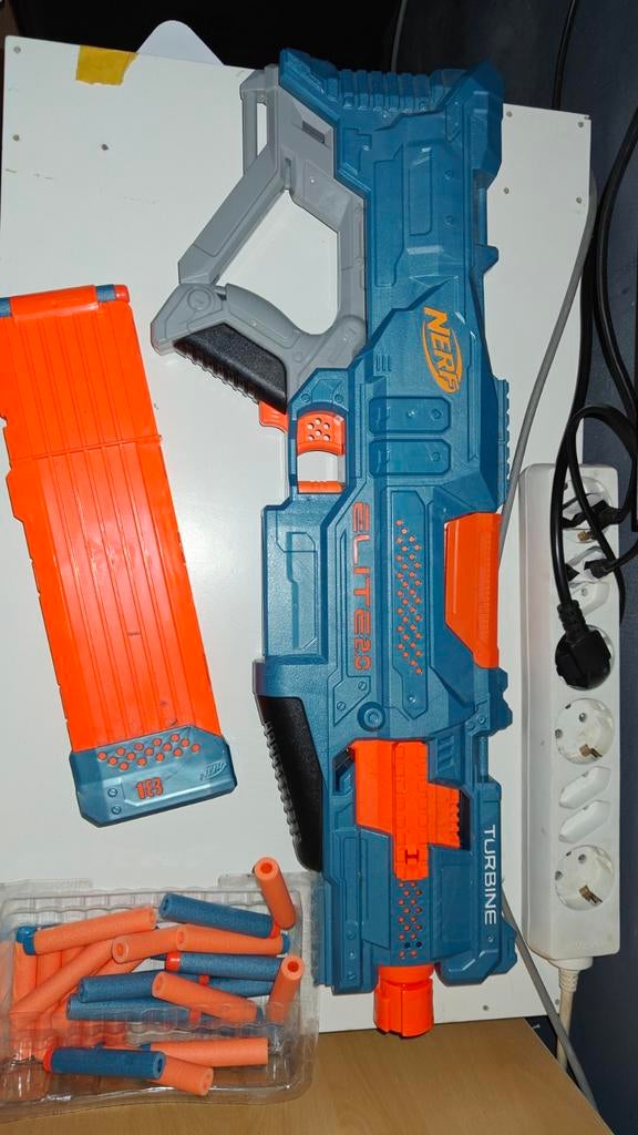 Nerf Elite 2.0 Turbine - Perfect voor Nerf Battles!, Kinderen en Baby's, Speelgoed | Overig, Gebruikt, Jongen of Meisje, Ophalen of Verzenden