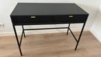 Naduvi - kaptafel Louis zwart met goud, Ophalen, 100 tot 150 cm, Nieuw, Rechthoekig