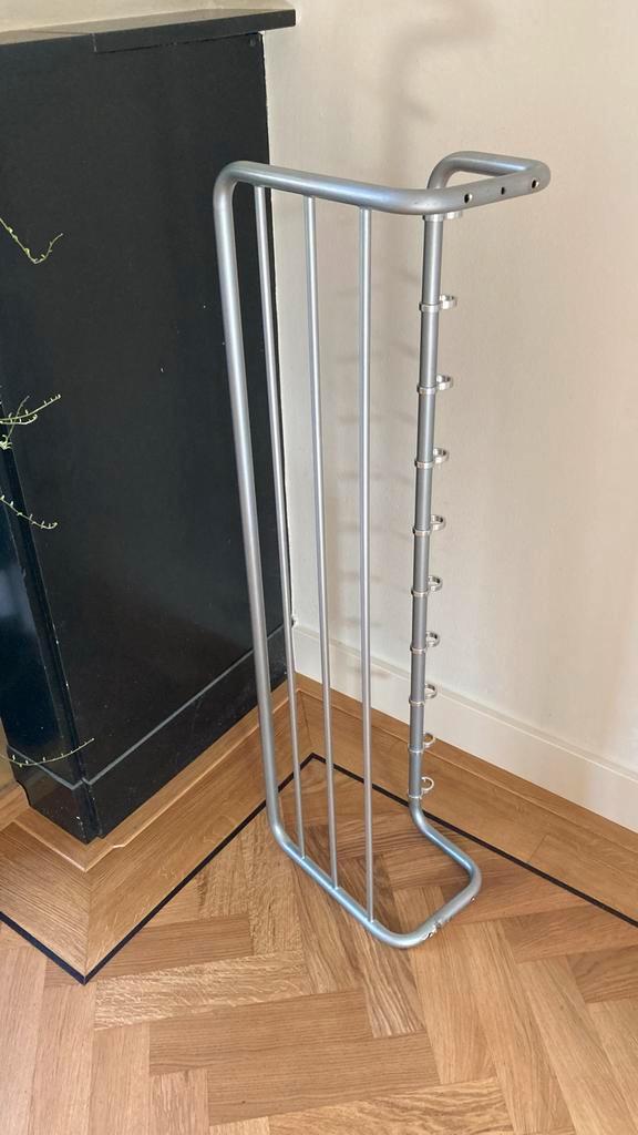 Gispen 1013 RVS Kapstok Dutch Originals - 1 meter, Huis en Inrichting, Woonaccessoires | Kapstokken, Gebruikt, Wandkapstok, 100 tot 150 cm