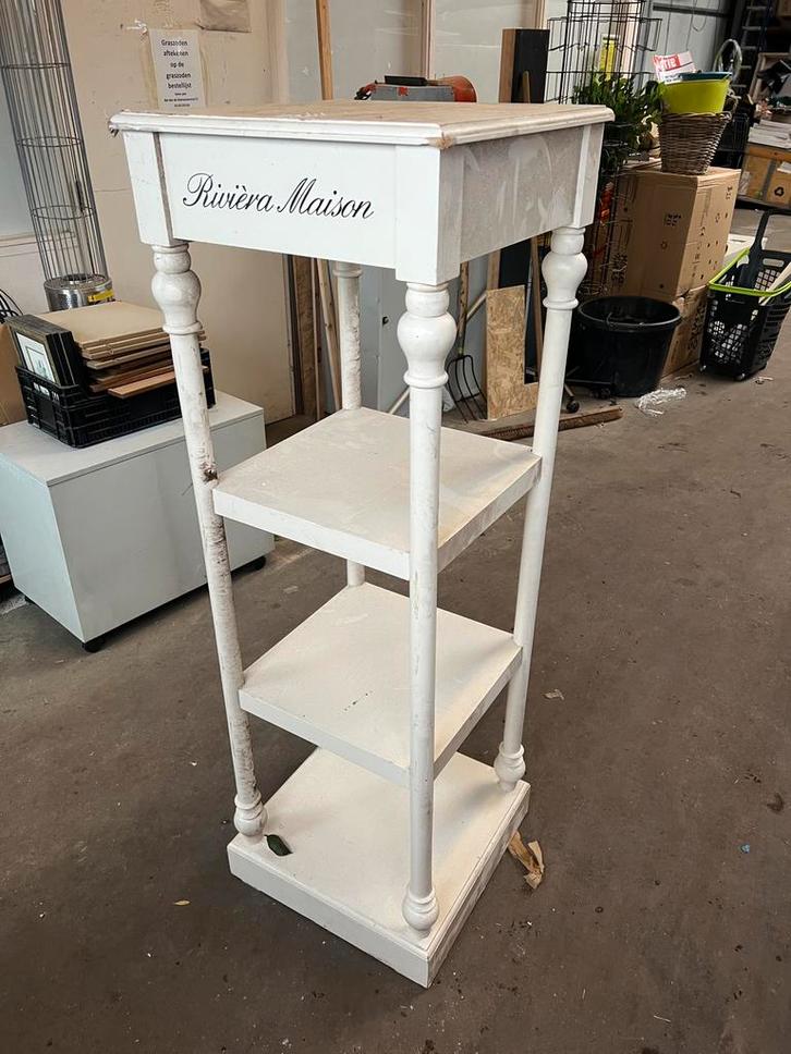 Kastje / presentatiekast Riviera Maison wit 150x50x50cm, Huis en Inrichting, Kasten | Overige, Gebruikt, Ophalen