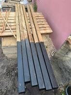 Geimpregneerde balken 6 stuks, Ophalen, Zo goed als nieuw, 250 cm of meer, Balken