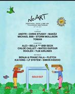 No art festi 2x, Tickets en Kaartjes, Evenementen en Festivals, Twee personen
