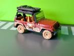 Matchbox - 1998 Jeep Wrangler Dino Mountain [rood] 1/60, Ophalen of Verzenden, Gebruikt, Auto