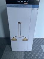 Plafondlamp Morgano, Ophalen, Nieuw, Glas