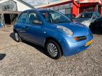 Nissan Micra 1.2 48KW 5DR 2005 Blauw, Stof, Metallic lak, 4 cilinders, Blauw