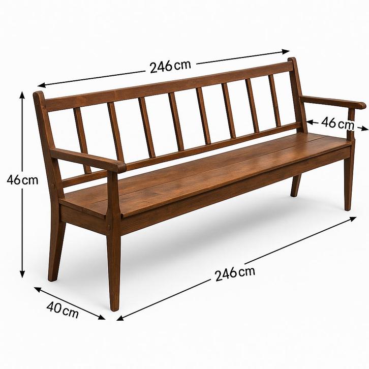 Antiek boeren kerkbankje, Antiek en Kunst, Antiek | Meubels | Stoelen en Banken, Ophalen