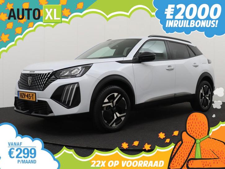 Peugeot 2008 1.2T 131 PK Aut. Allure Camera Navi Half-Leder, Auto's, Peugeot, Bedrijf, Te koop, ABS, Achteruitrijcamera, Airbags