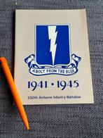 Boekje over de 550th airborne 1941 1945, Boeken, Ophalen of Verzenden, Tweede Wereldoorlog, Gelezen, Overige onderwerpen
