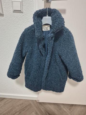 Hema Teddy Jas Maat 122 - Donkerblauw beschikbaar voor biedingen