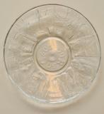 Leerdam glazen schaal of bord 28 cm, 2 stuks, Ophalen of Verzenden, Zo goed als nieuw, Rond, Glas