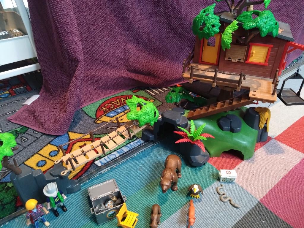 Playmobil Wild Life Boomhut, Kinderen en Baby's, Speelgoed | Playmobil, Ophalen of Verzenden, Gebruikt, Complete set