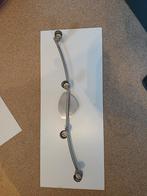 Moderne metalen spotlamp - 4 spots, Ophalen of Verzenden, Gebruikt, Metaal, Modern