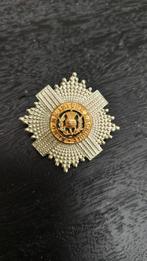 Originele WW2  capbadge Officier Scots Guards, Ophalen of Verzenden, Landmacht, Engeland, Embleem of Badge