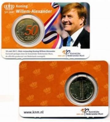 coincard 50 jaar Willem-Alexander 50 jaar 2017 beschikbaar voor biedingen