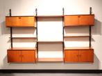 Wandsysteem Louis van Teeffelen voor Webé, Met hangruimte, Teakhout, Minder dan 150 cm, 25 tot 50 cm
