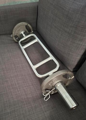 Halterstang + 2x 2,5kg Gietijzeren Schijven beschikbaar voor biedingen