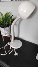 Vintage bureaulamp DL lampen wit, Huis en Inrichting, Lampen | Tafellampen, Ophalen of Verzenden, Gebruikt, Metaal, Minder dan 50 cm