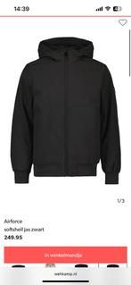 Air Force Softshell jas heren XL, Ophalen of Verzenden, Zo goed als nieuw, Maat 56/58 (XL), Zwart