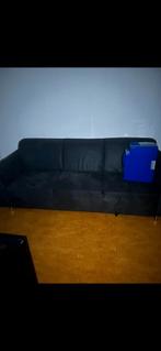 GRATIS Zwarte stoffen bank - Driepersoons of meer, Huis en Inrichting, Banken | Bankstellen, Ophalen, 250 tot 300 cm, Gebruikt