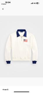 POLO RALPH LAUREN sweater mt XL zgan, Wit, Maat 42/44 (L), Ophalen of Verzenden, Zo goed als nieuw