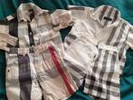 Burberry setje blouse met broekje kortebroek 86, Ophalen of Verzenden, Zo goed als nieuw, Overhemdje of Bloesje, Jongetje