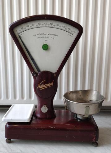 Nationaal antieke weegschaal Type SL 1948 tot 10 Kg Voorburg beschikbaar voor biedingen