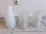 Ikea tafellampen 3 stuks, Ophalen of Verzenden, Gebruikt, Glas, Minder dan 50 cm