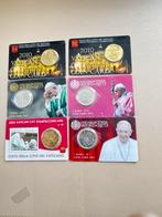 18 coincards / munten Vaticaan, Ophalen of Verzenden, Vaticaanstad, Overige waardes, Setje