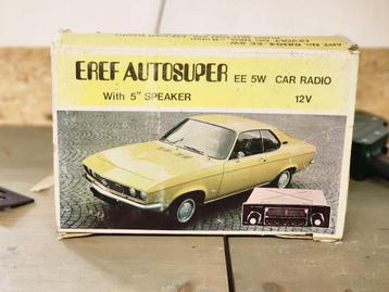 autoradio EREF oldtimer nieuw in doos Opel Manta beschikbaar voor biedingen