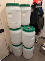 6x Kunststof Vaten 60 Liter, Ophalen of Verzenden, Gebruikt, Overige merken