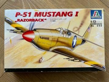 1:72 1/72 Italeri P-51 Mustang I “Razorback” beschikbaar voor biedingen
