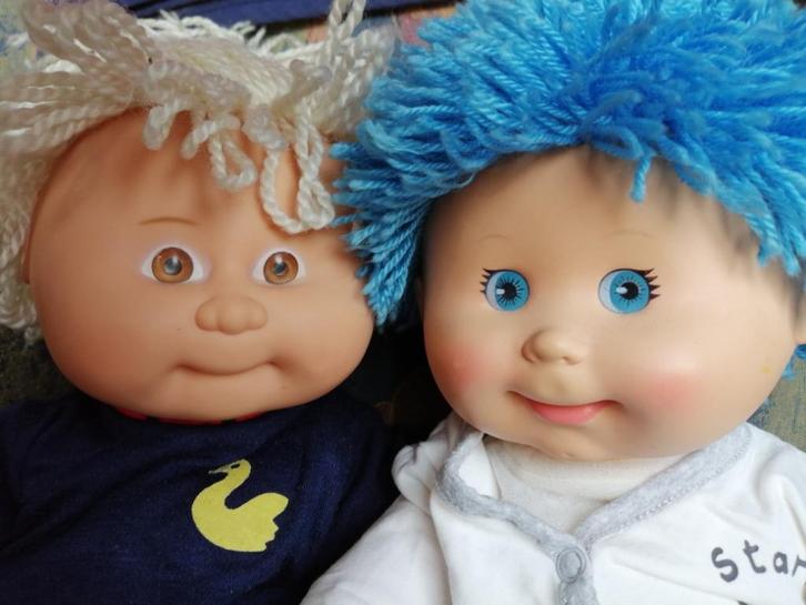 2 cabbage popjes, Verzamelen, Poppetjes en Figuurtjes, Zo goed als nieuw, Ophalen of Verzenden