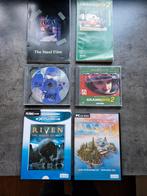 Myst, Riven, GP2 en The 7th guest voor pc, Spelcomputers en Games, 1 speler, Ophalen of Verzenden, Gebruikt