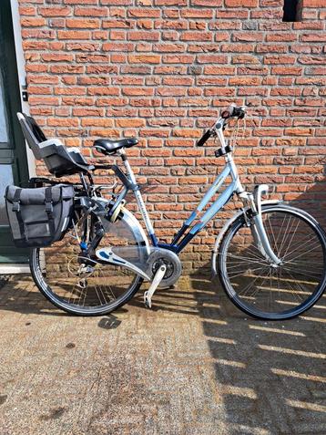 Gazelle Damesfiets 28 inch met Kinderzitje beschikbaar voor biedingen