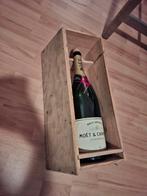 5 liter Moét & Chandon fles in kist. Leeg!, Verzamelen, Ophalen of Verzenden, Gebruikt