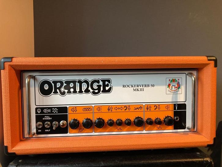 versterker Orange Rockerverb MKlll 50 watt, Muziek en Instrumenten, Versterkers | Bas en Gitaar, Gebruikt, Gitaar, Minder dan 50 watt