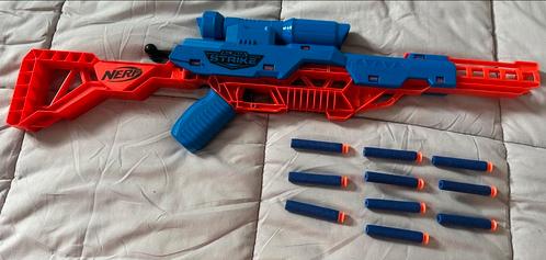 Originele Nerf Alpha Strike Mantis LR-1 + 10 darts, Kinderen en Baby's, Speelgoed | Buiten | Actiespeelgoed, Zo goed als nieuw