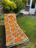 Seventies tuin kampeer ligbed stretcher, Ophalen, Gebruikt