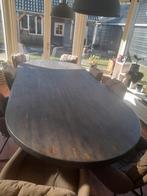 Grote  massieve eettafel. Handgemaakt., Huis en Inrichting, Tafels | Eettafels, Gebruikt, 100 tot 150 cm, 200 cm of meer, Vijf personen of meer