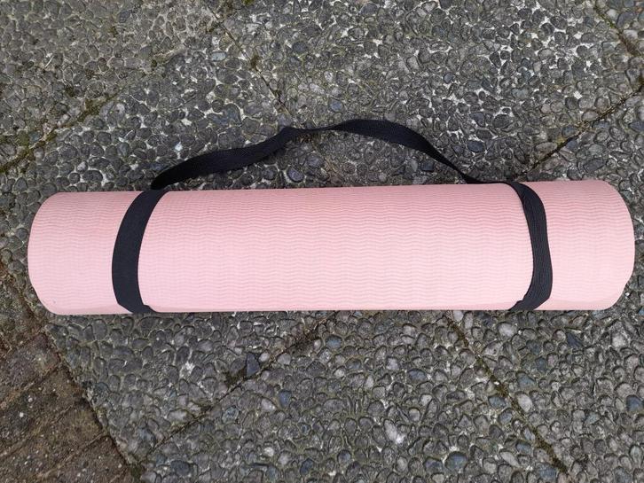 Antislip yoga mat (roze), Sport en Fitness, Yoga en Pilates, Zo goed als nieuw, Yogamat, Ophalen of Verzenden