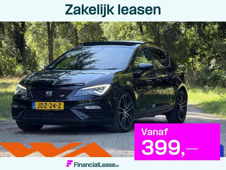 Seat Leon 2.0 TSI CUPRA 300 PANO-ACC-DSG-19'INCH-KEYLESS, Auto's, Seat, Bedrijf, Lease, Financial lease, Leon, ABS, Adaptive Cruise Control