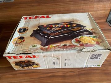 Tefal Raclette Grill (8 pers) — zo goed als nieuw! beschikbaar voor biedingen