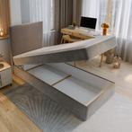 OP=OP Opberg boxspring Basic 80 x 200 Grijs, Eenpersoons, Nieuw, Ophalen of Verzenden, 80 cm